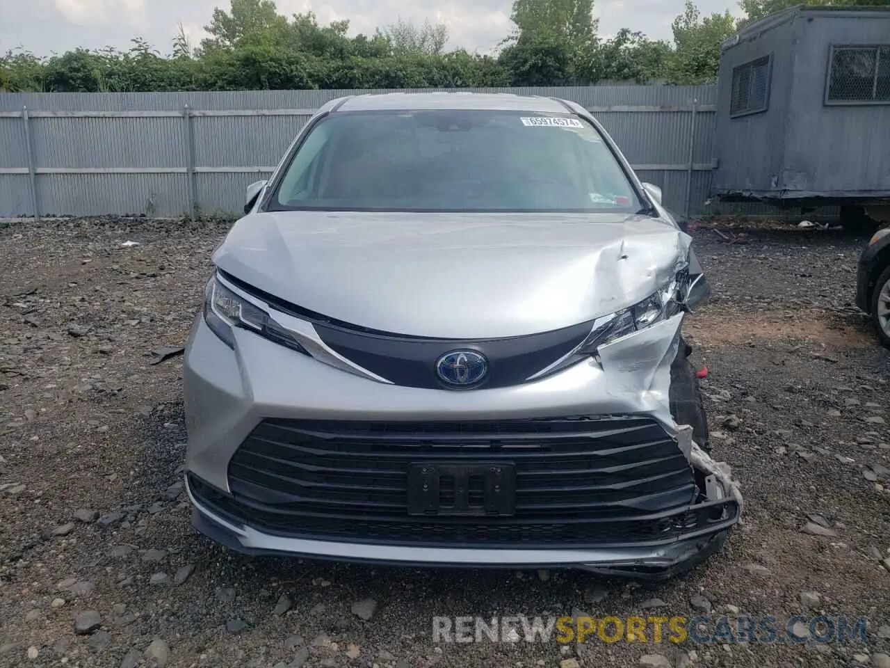 5 Photograph of a damaged car 5TDKSKFC1MS032636 TOYOTA All Models 2021