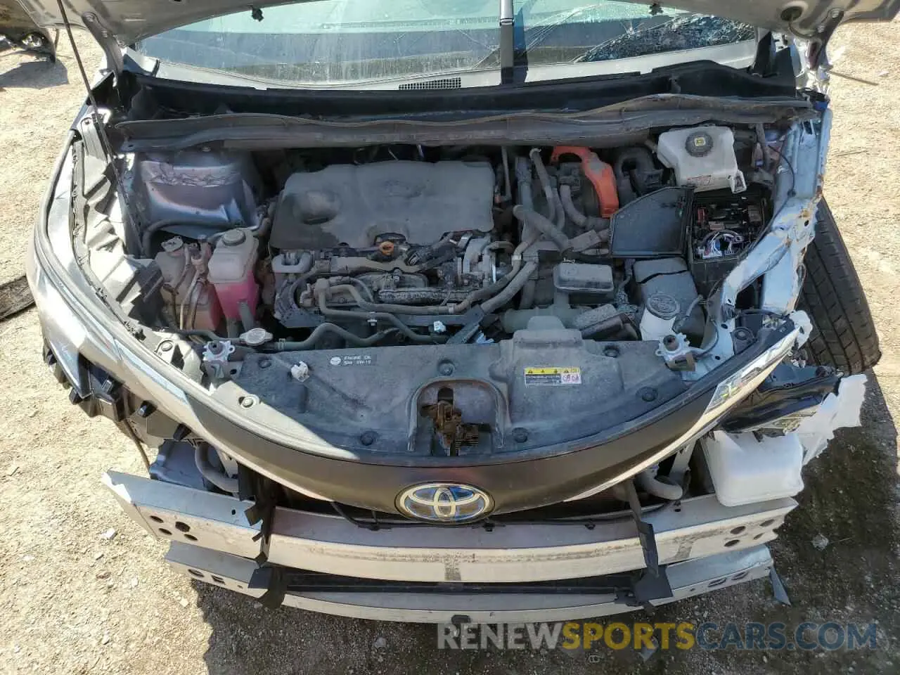 12 Photograph of a damaged car 5TDKSKFC8MS035565 TOYOTA All Models 2021