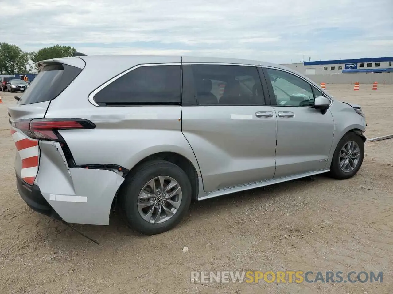 3 Photograph of a damaged car 5TDKSKFC8MS035565 TOYOTA All Models 2021