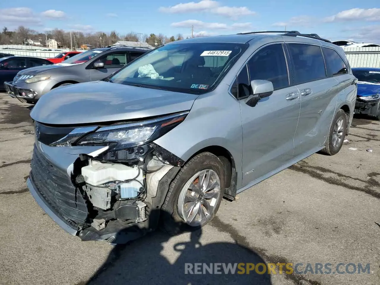1 Фотография поврежденного автомобиля 5TDKSKFCXMS020193 TOYOTA All Models 2021