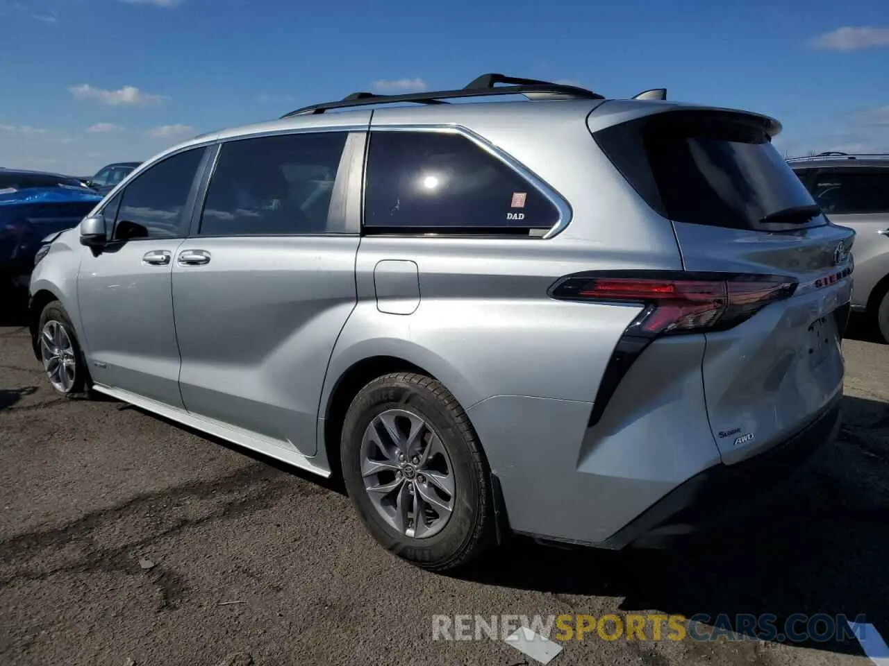 2 Фотография поврежденного автомобиля 5TDKSKFCXMS020193 TOYOTA All Models 2021