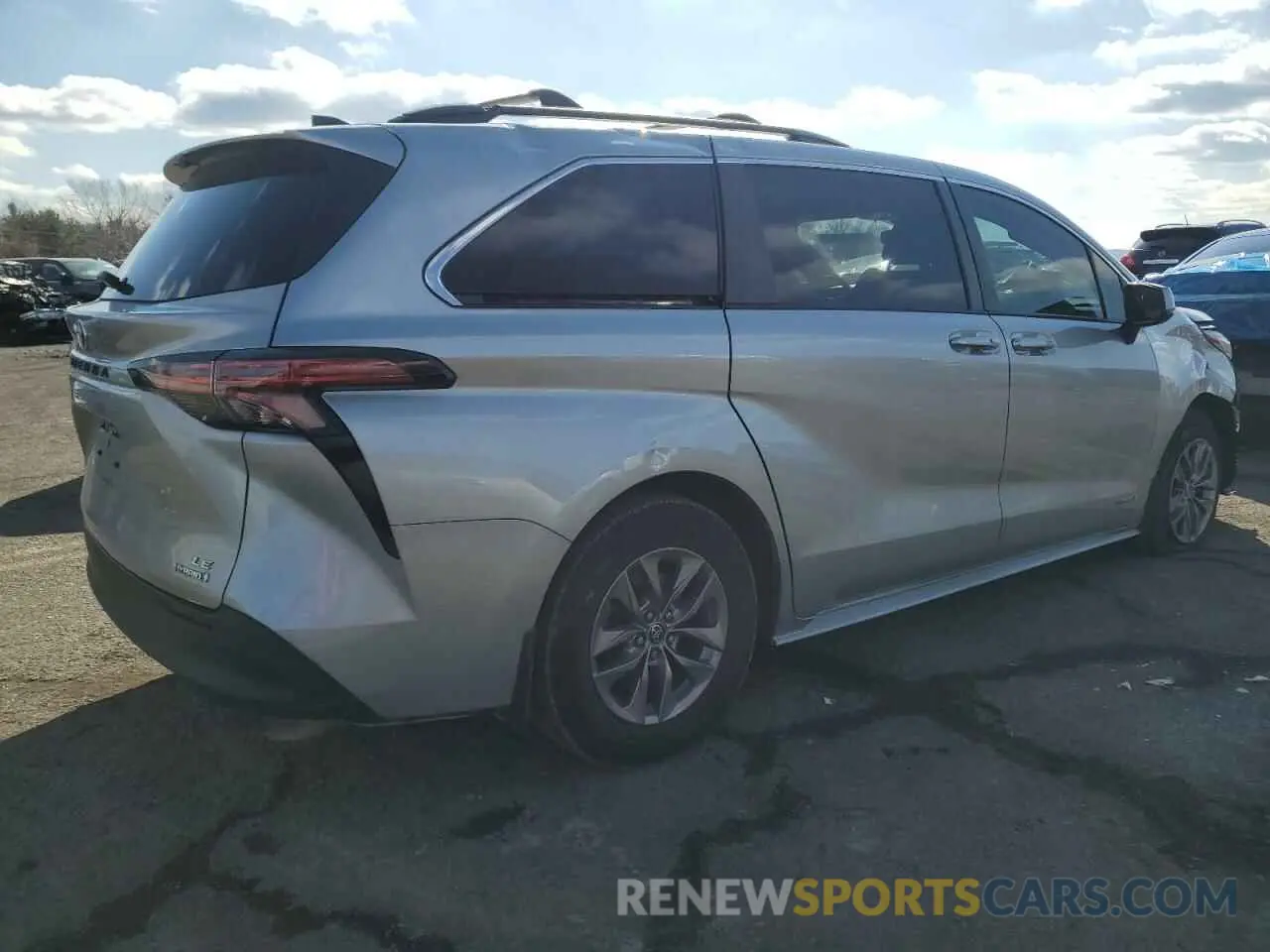 3 Фотография поврежденного автомобиля 5TDKSKFCXMS020193 TOYOTA All Models 2021