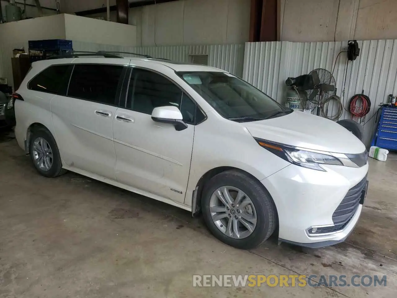 4 Фотография поврежденного автомобиля 5TDYRKEC0MS041223 TOYOTA All Models 2021