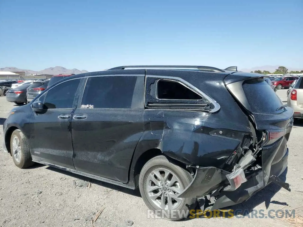 2 Фотография поврежденного автомобиля 5TDYRKEC1MS064669 TOYOTA All Models 2021