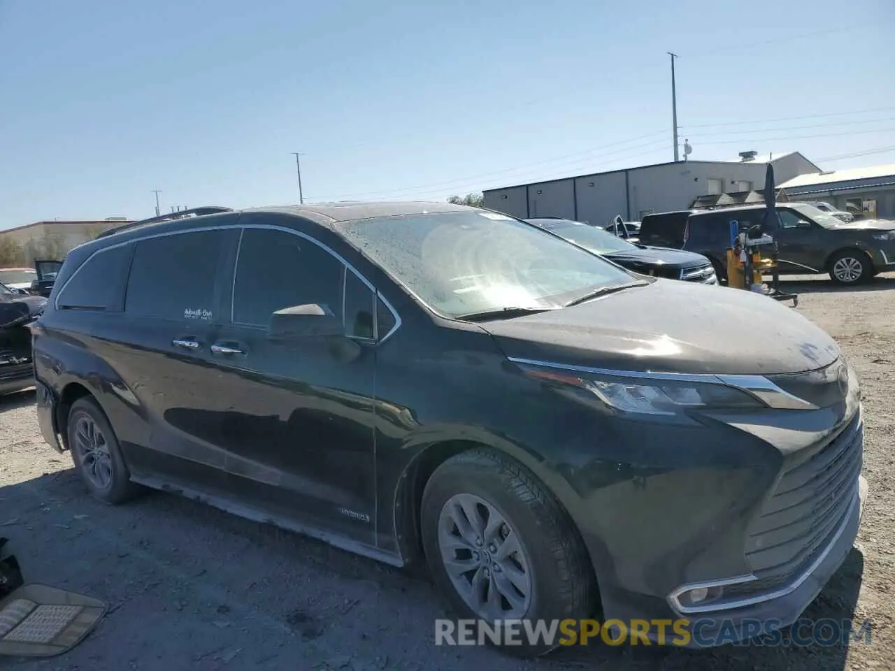 4 Фотография поврежденного автомобиля 5TDYRKEC1MS064669 TOYOTA All Models 2021
