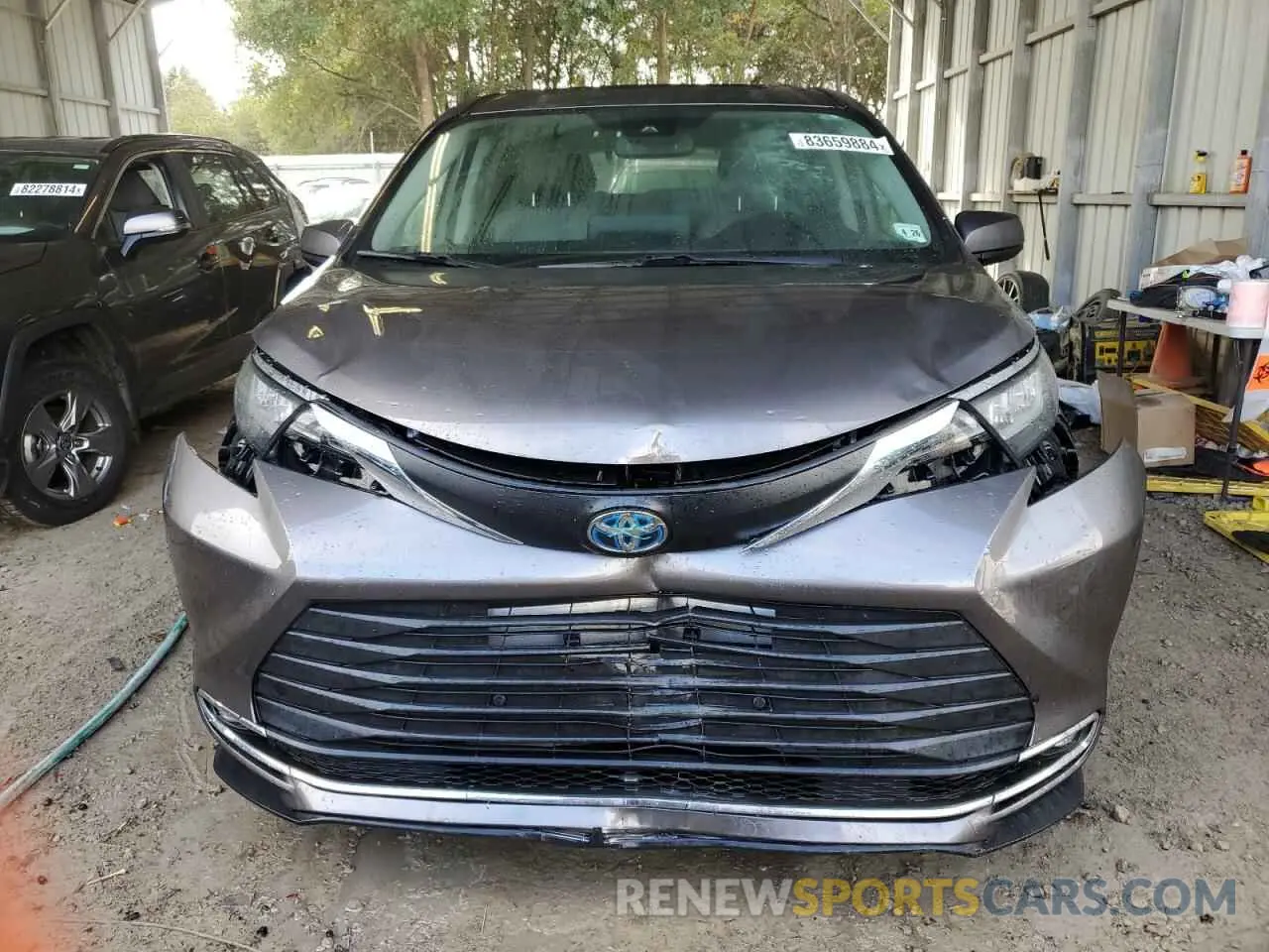5 Фотография поврежденного автомобиля 5TDYRKEC5MS037300 TOYOTA All Models 2021