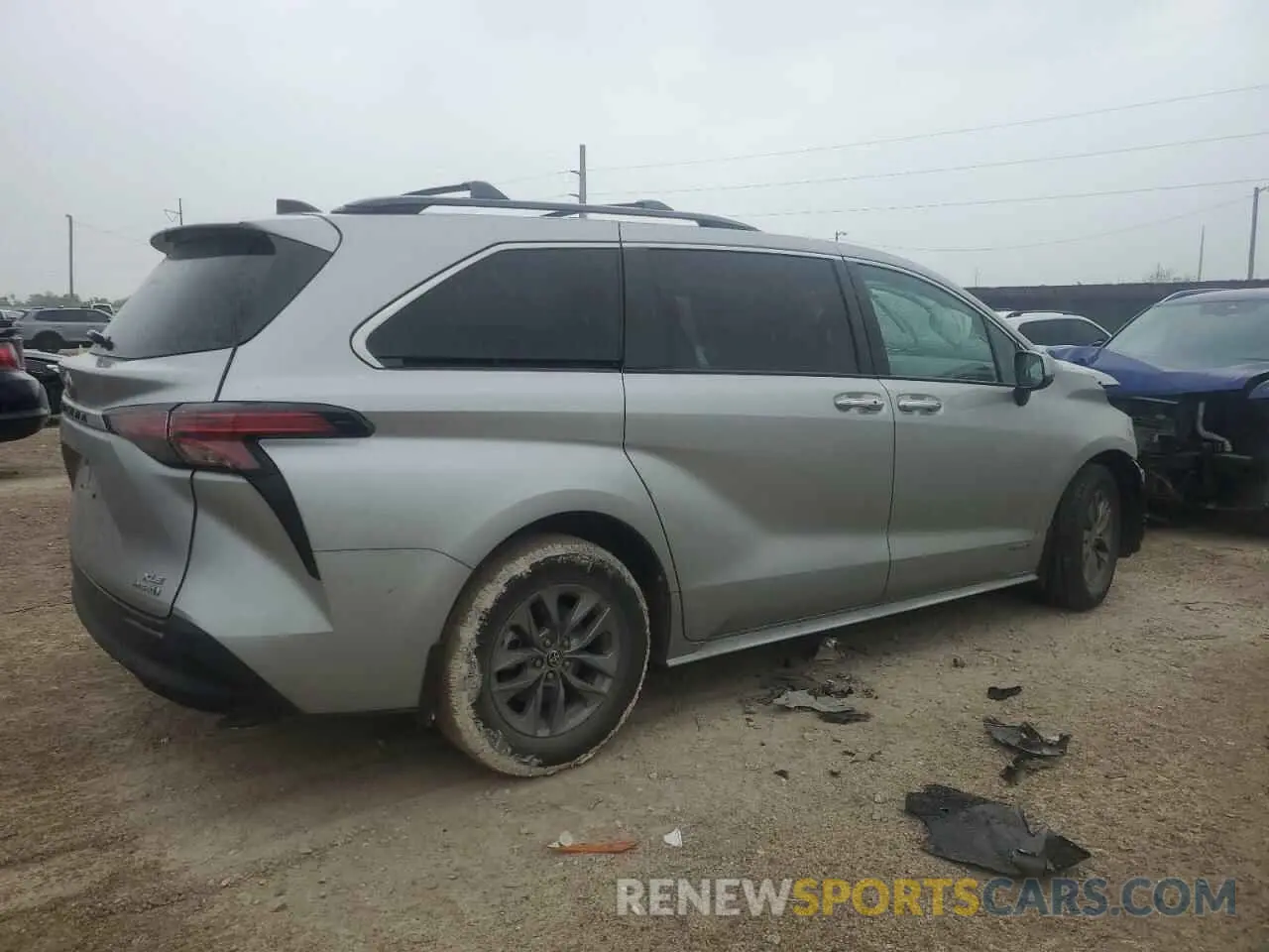 3 Photograph of a damaged car 5TDYRKEC5MS072144 TOYOTA All Models 2021