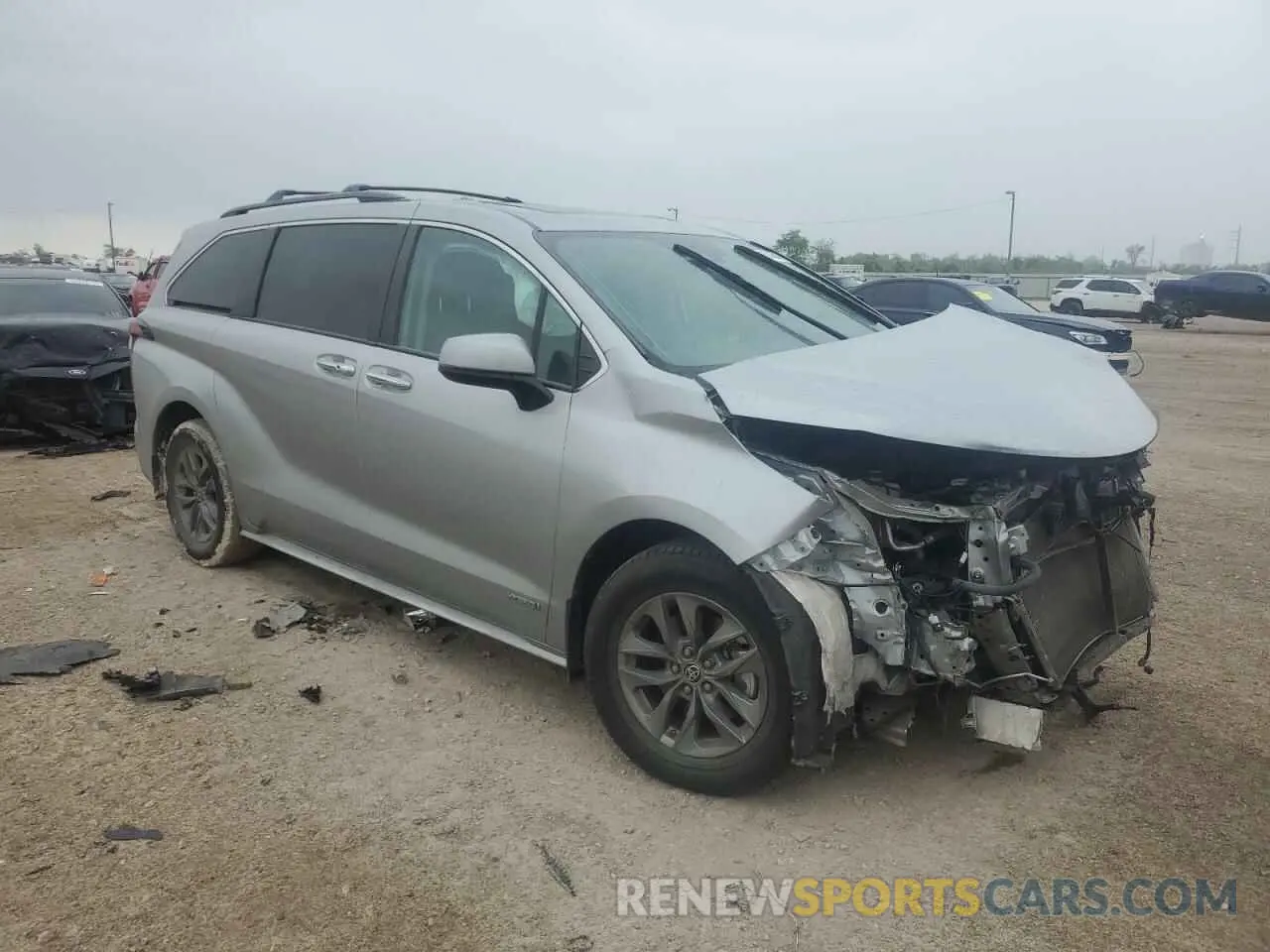 4 Photograph of a damaged car 5TDYRKEC5MS072144 TOYOTA All Models 2021