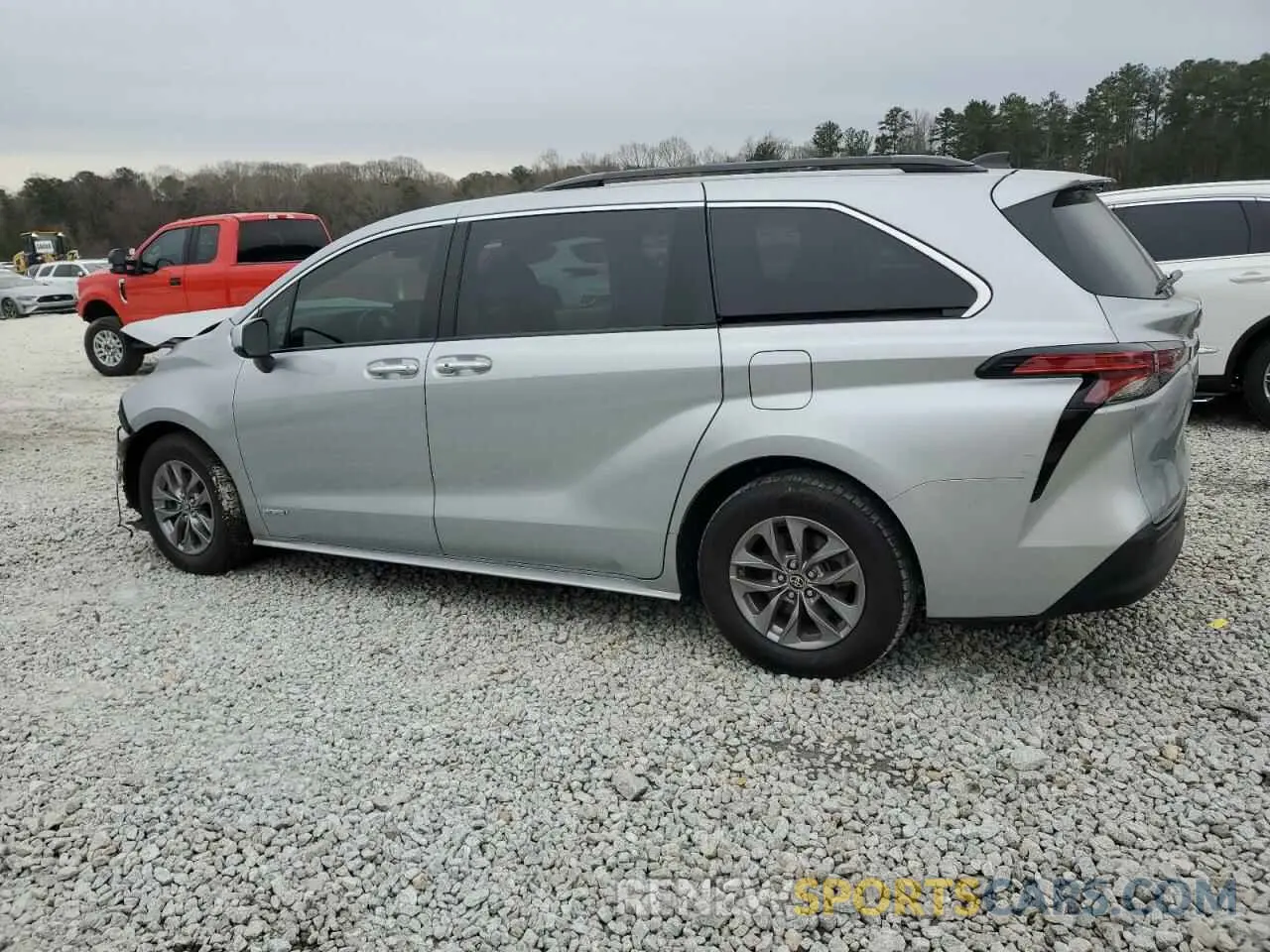 2 Photograph of a damaged car 5TDYRKEC8MS026582 TOYOTA All Models 2021