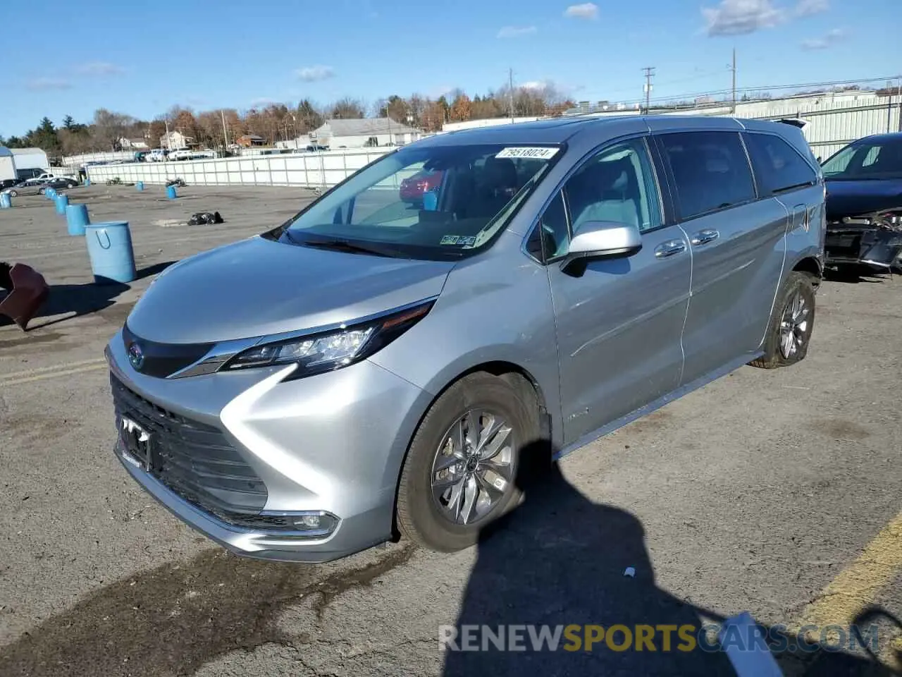 1 Фотография поврежденного автомобиля 5TDYRKECXMS022873 TOYOTA All Models 2021