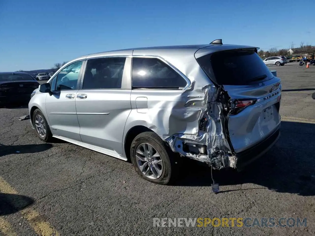 2 Фотография поврежденного автомобиля 5TDYRKECXMS022873 TOYOTA All Models 2021