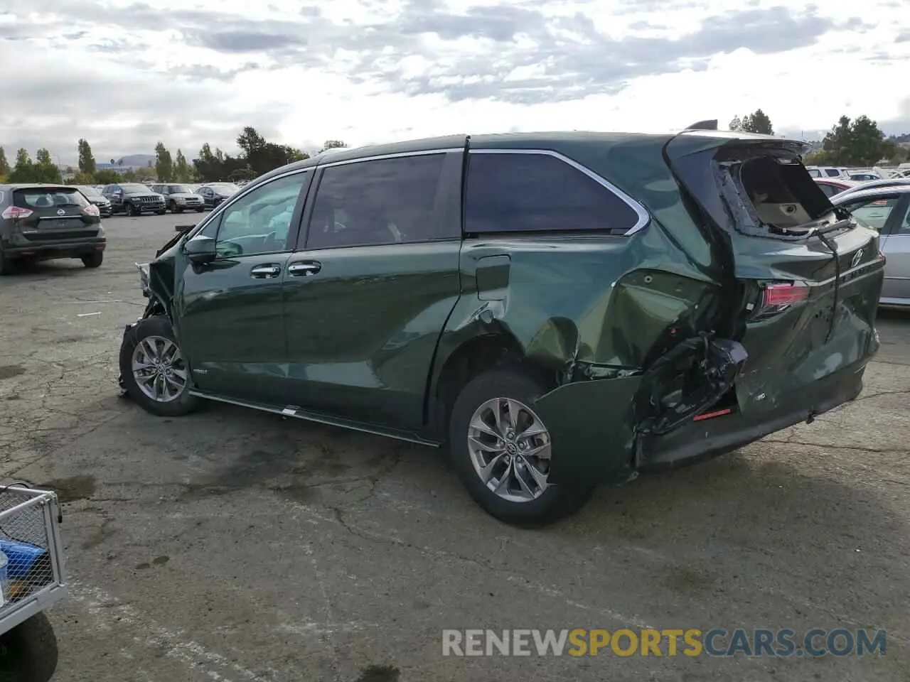 2 Photograph of a damaged car 5TDYSKFC0MS002859 TOYOTA All Models 2021