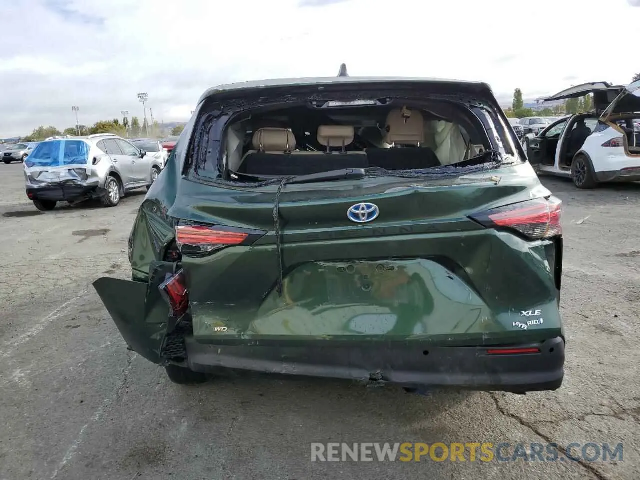 6 Photograph of a damaged car 5TDYSKFC0MS002859 TOYOTA All Models 2021