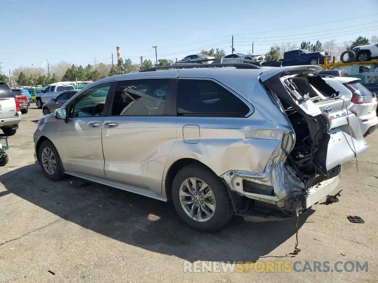 2 Фотография поврежденного автомобиля 5TDYSKFC6MS033078 TOYOTA All Models 2021