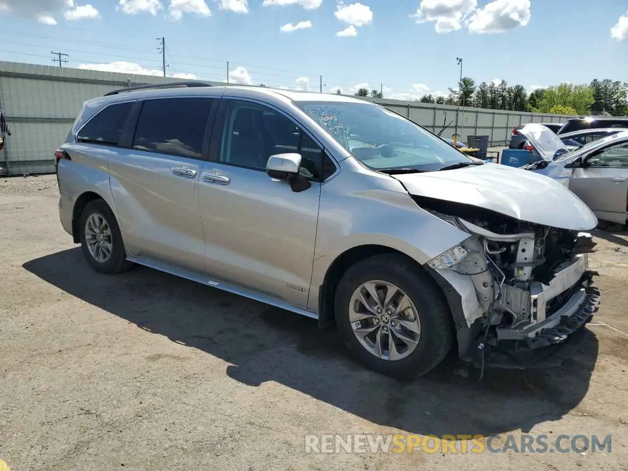 4 Фотография поврежденного автомобиля 5TDYSKFC8MS039464 TOYOTA All Models 2021