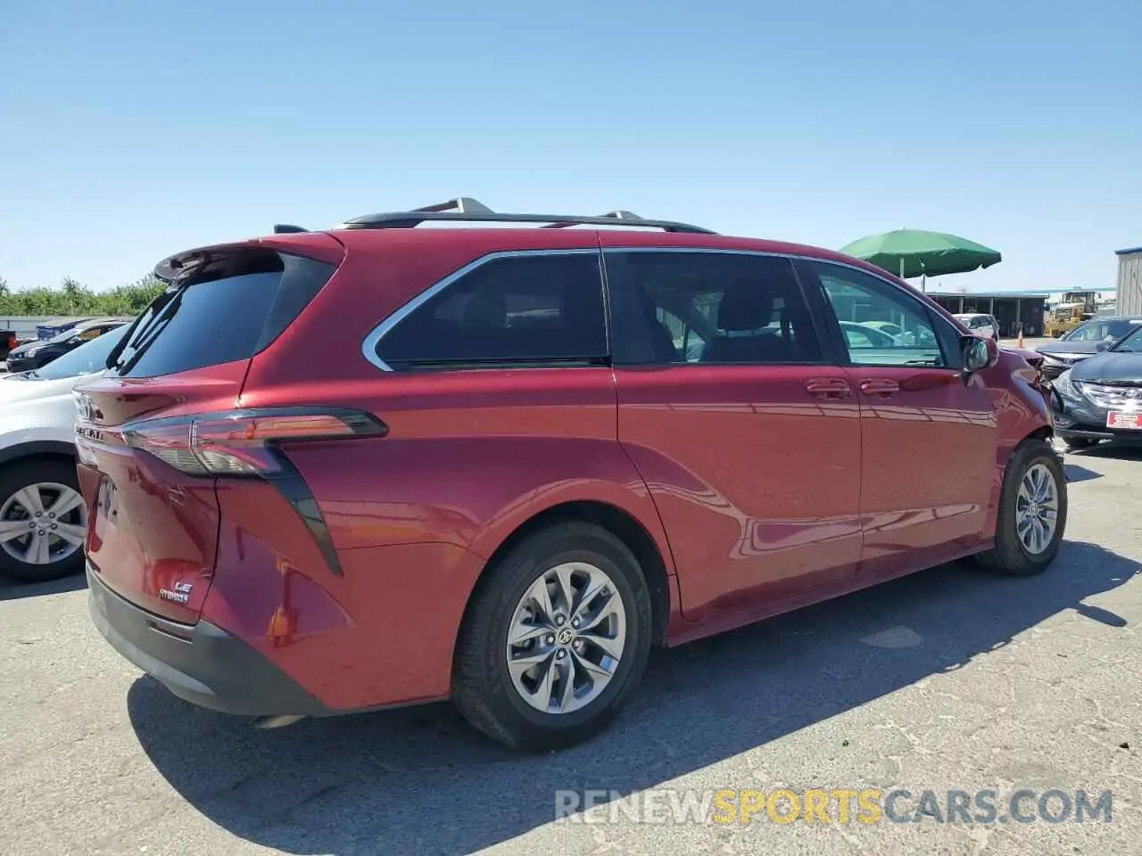 3 Photograph of a damaged car 5TDBRKEC2NS113434 TOYOTA All Models 2022