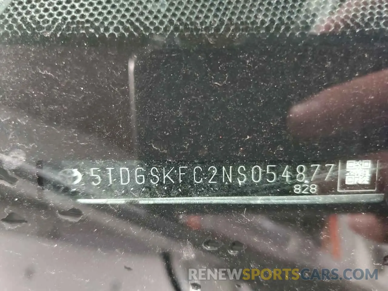 14 Photograph of a damaged car 5TDGSKFC2NS054877 TOYOTA All Models 2022