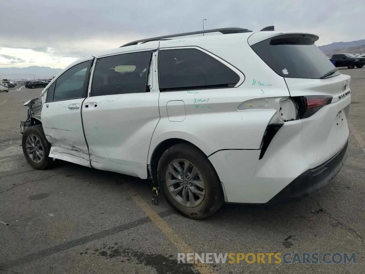 2 Фотография поврежденного автомобиля 5TDJRKEC2NS133436 TOYOTA All Models 2022