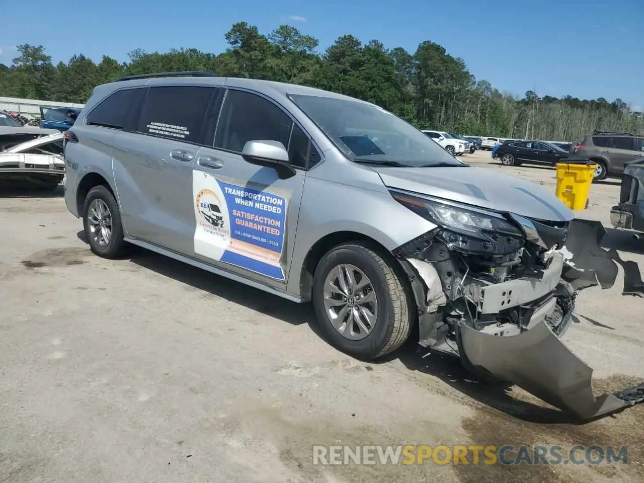 4 Фотография поврежденного автомобиля 5TDKRKEC0NS106305 TOYOTA All Models 2022