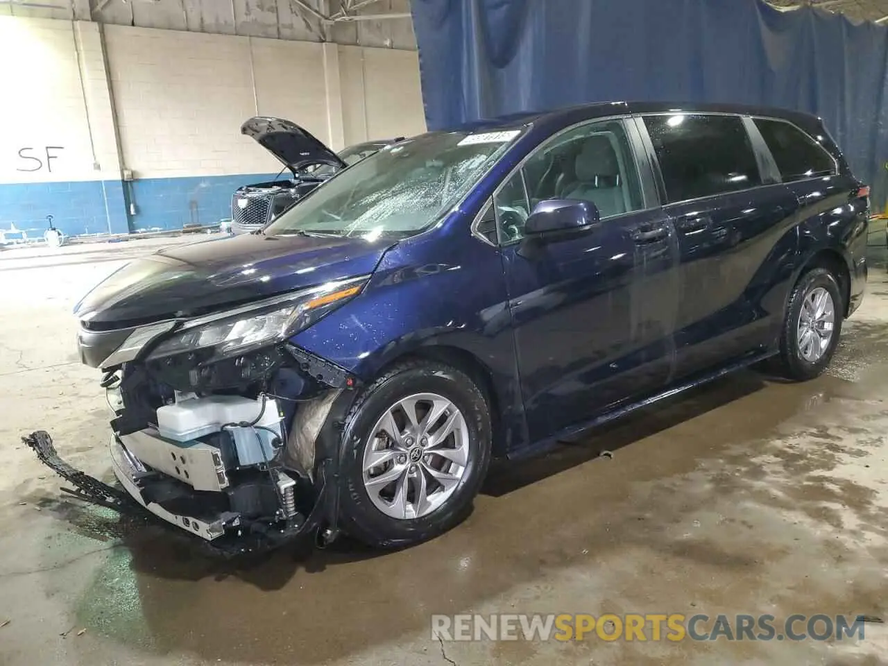 1 Photograph of a damaged car 5TDKRKEC3NS102393 TOYOTA All Models 2022