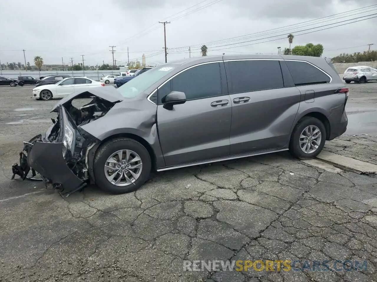 1 Photograph of a damaged car 5TDKRKEC3NS122983 TOYOTA All Models 2022