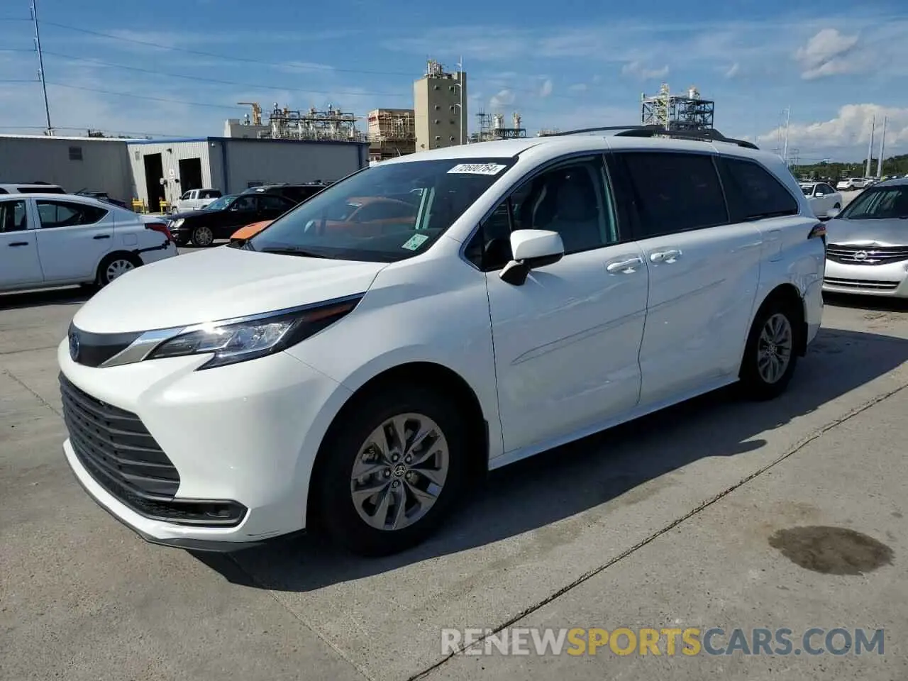 1 Photograph of a damaged car 5TDKRKEC5NS129725 TOYOTA All Models 2022