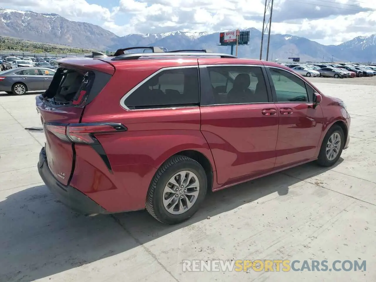 3 Photograph of a damaged car 5TDKRKEC6NS107295 TOYOTA All Models 2022