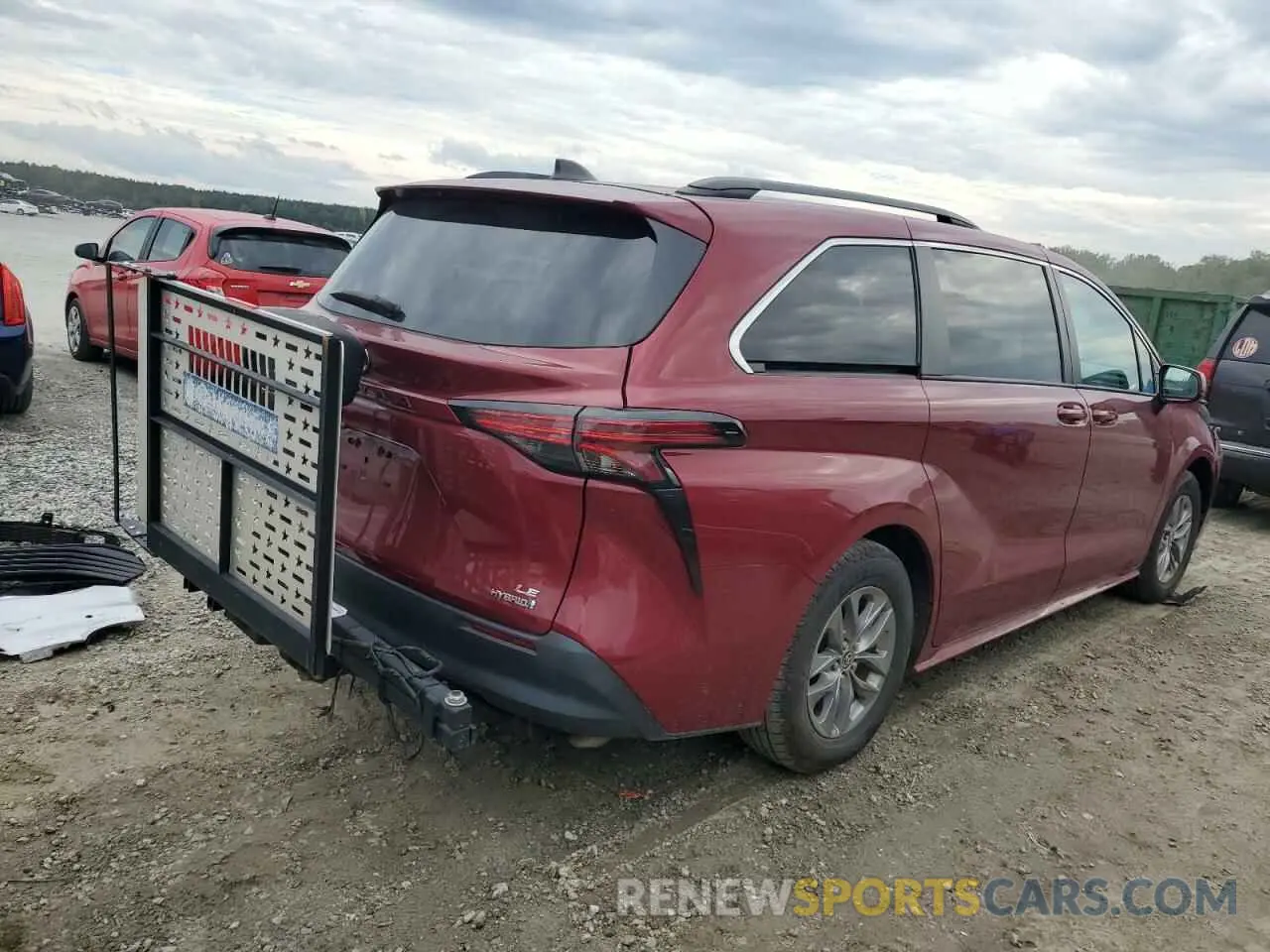 3 Photograph of a damaged car 5TDKRKEC6NS129698 TOYOTA All Models 2022