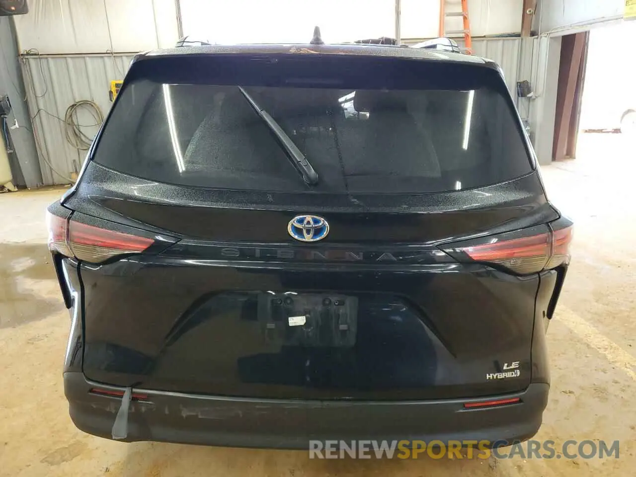 6 Фотография поврежденного автомобиля 5TDKRKEC6NS135517 TOYOTA All Models 2022