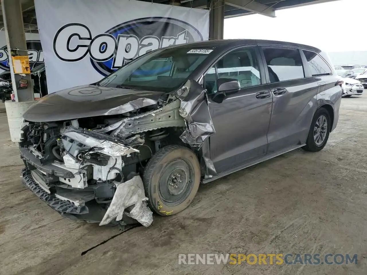 1 Фотография поврежденного автомобиля 5TDKRKECXNS076178 TOYOTA All Models 2022
