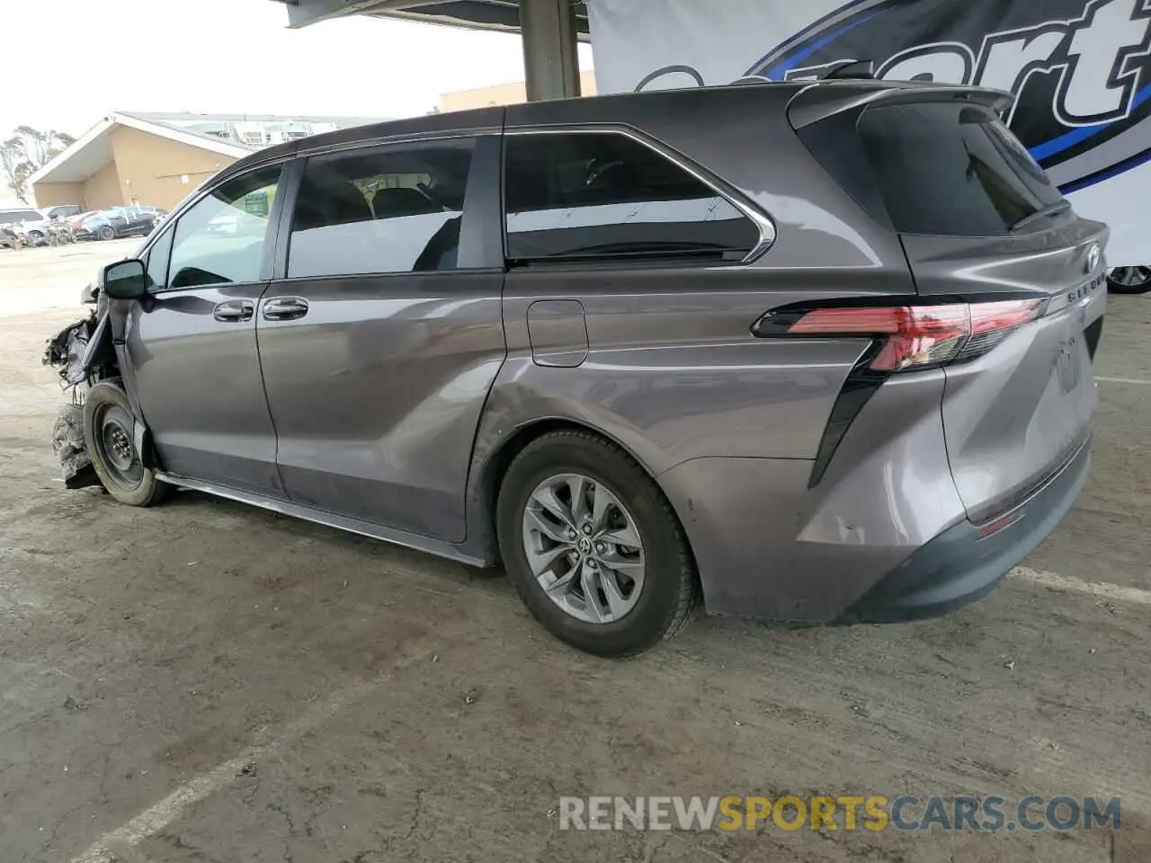 2 Фотография поврежденного автомобиля 5TDKRKECXNS076178 TOYOTA All Models 2022