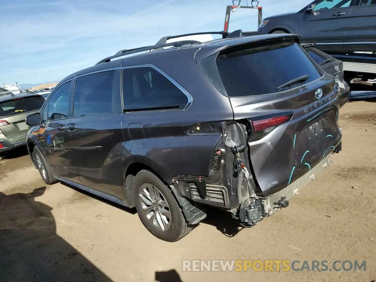 2 Photograph of a damaged car 5TDKSKFC1NS044125 TOYOTA All Models 2022