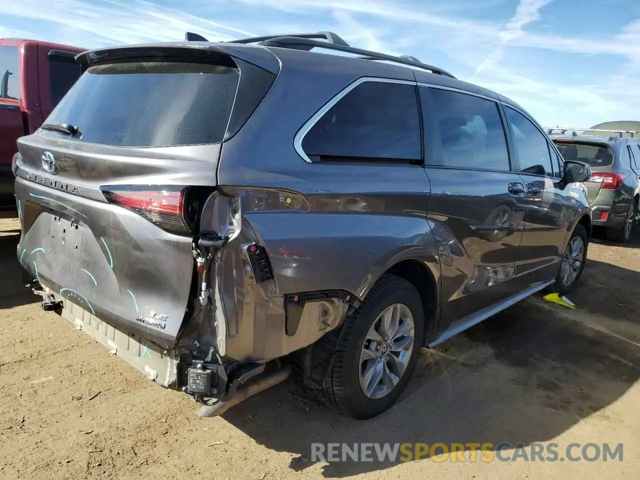 3 Photograph of a damaged car 5TDKSKFC1NS044125 TOYOTA All Models 2022