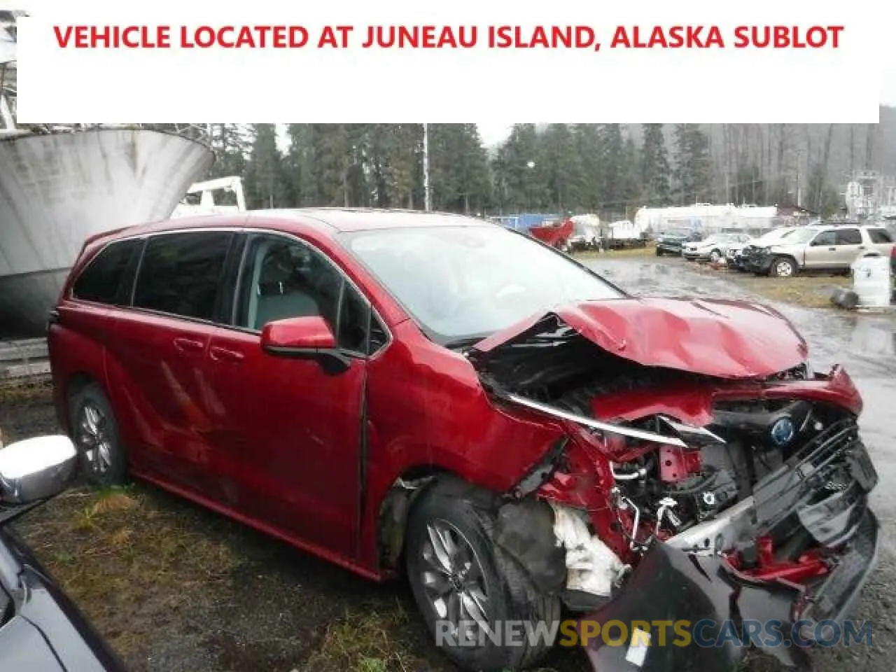1 Photograph of a damaged car 5TDKSKFC9NS052652 TOYOTA All Models 2022