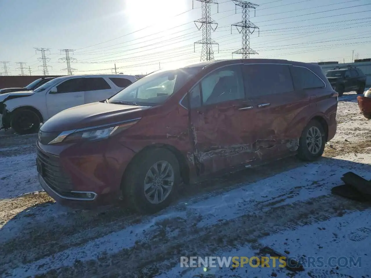 1 Фотография поврежденного автомобиля 5TDYRKEC0NS114544 TOYOTA All Models 2022