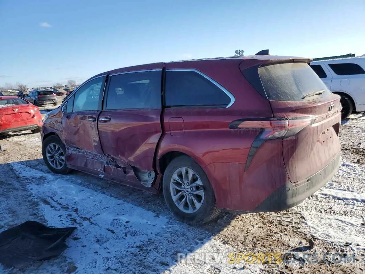 2 Фотография поврежденного автомобиля 5TDYRKEC0NS114544 TOYOTA All Models 2022