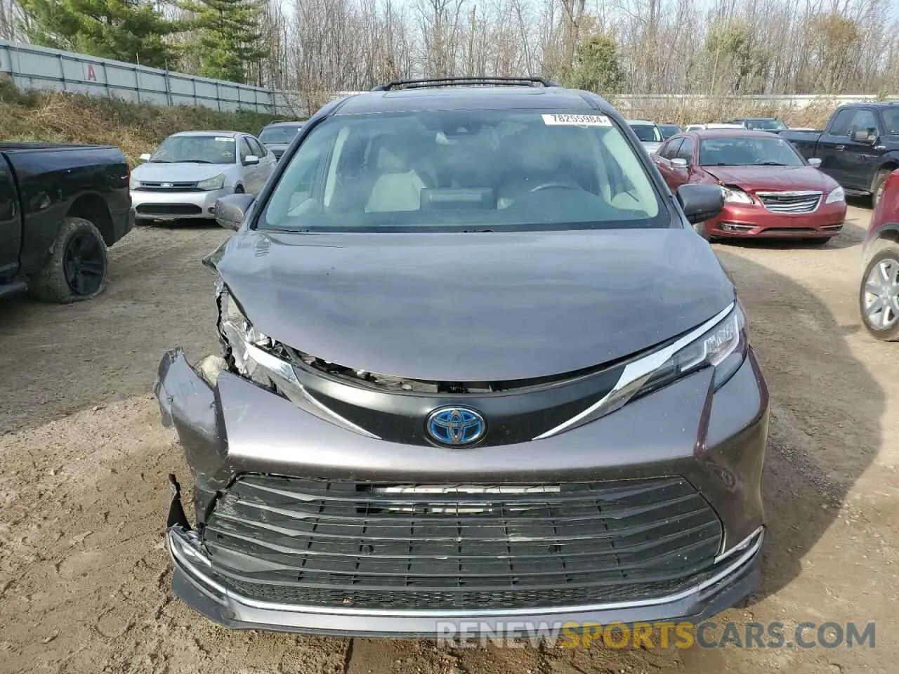 5 Фотография поврежденного автомобиля 5TDYRKEC2NS095642 TOYOTA All Models 2022