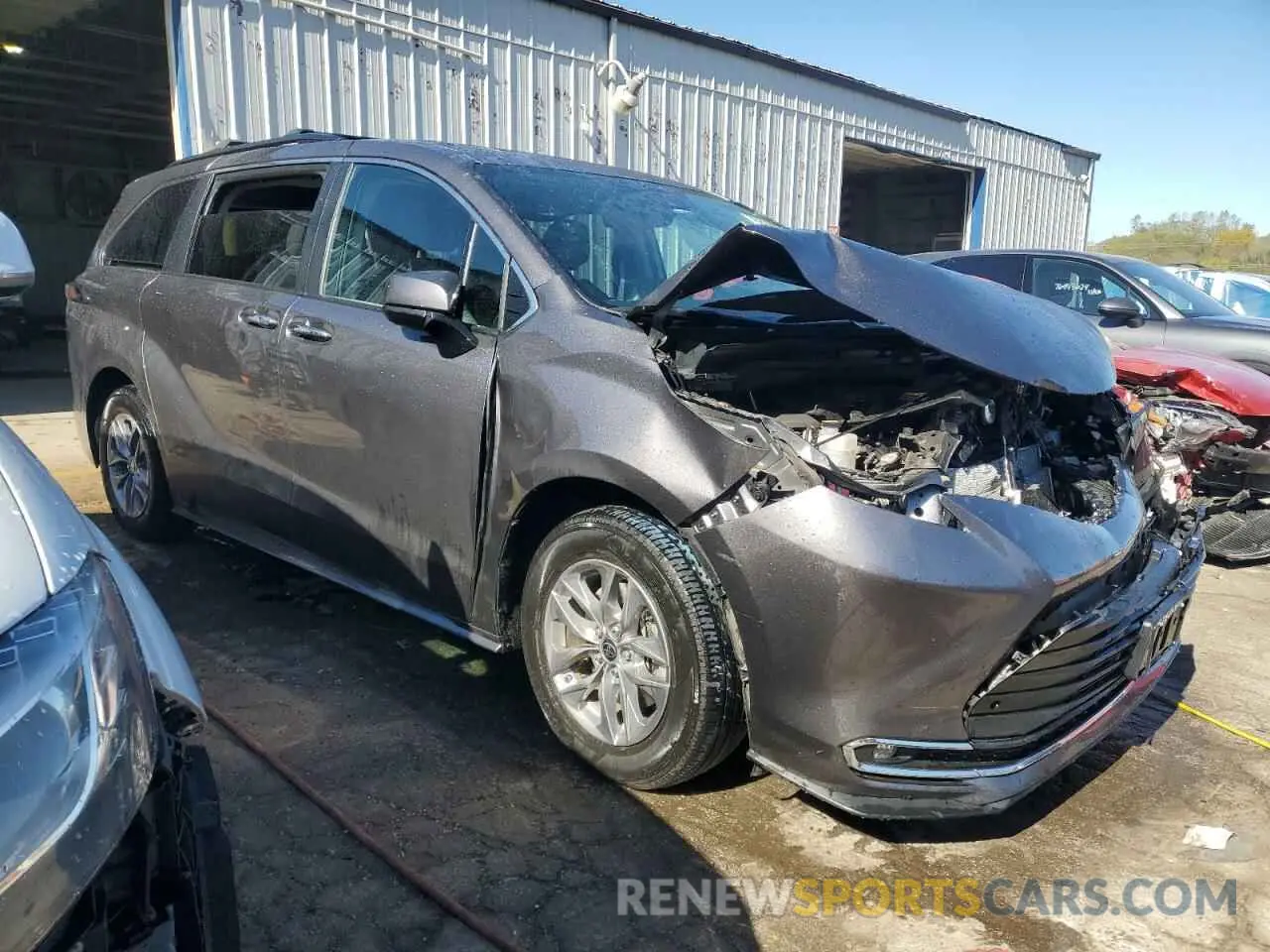 4 Фотография поврежденного автомобиля 5TDYRKEC5NS092637 TOYOTA All Models 2022