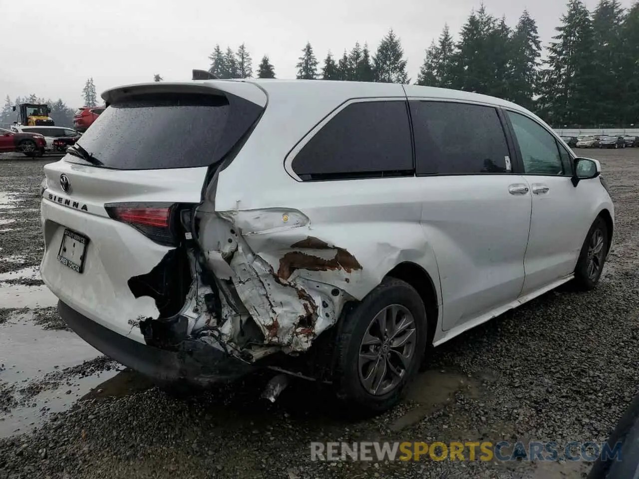 3 Фотография поврежденного автомобиля 5TDYRKEC8NS084290 TOYOTA All Models 2022
