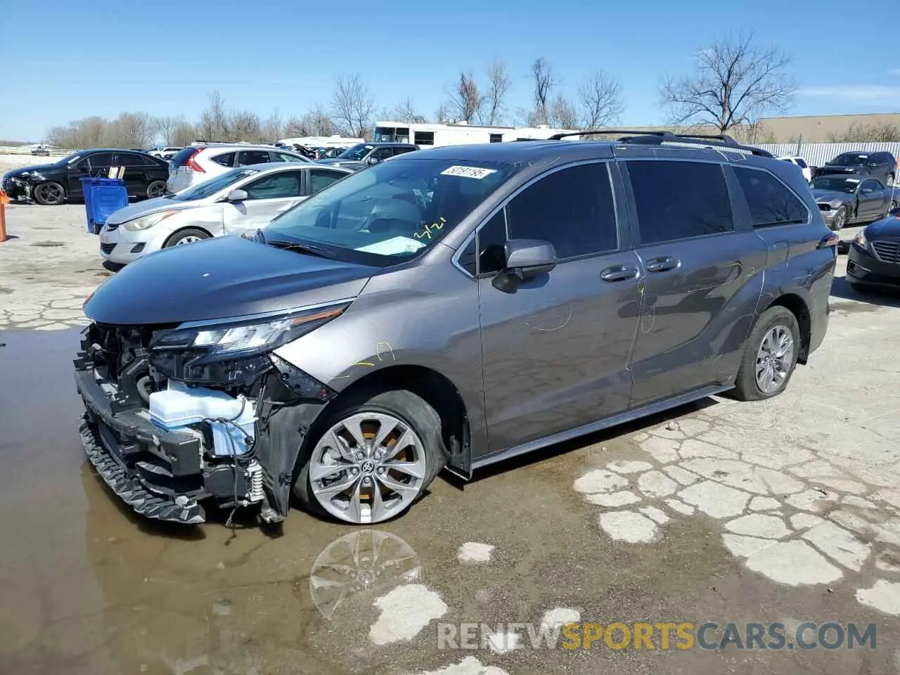 1 Photograph of a damaged car 5TDBRKEC3PS143125 TOYOTA All Models 2023