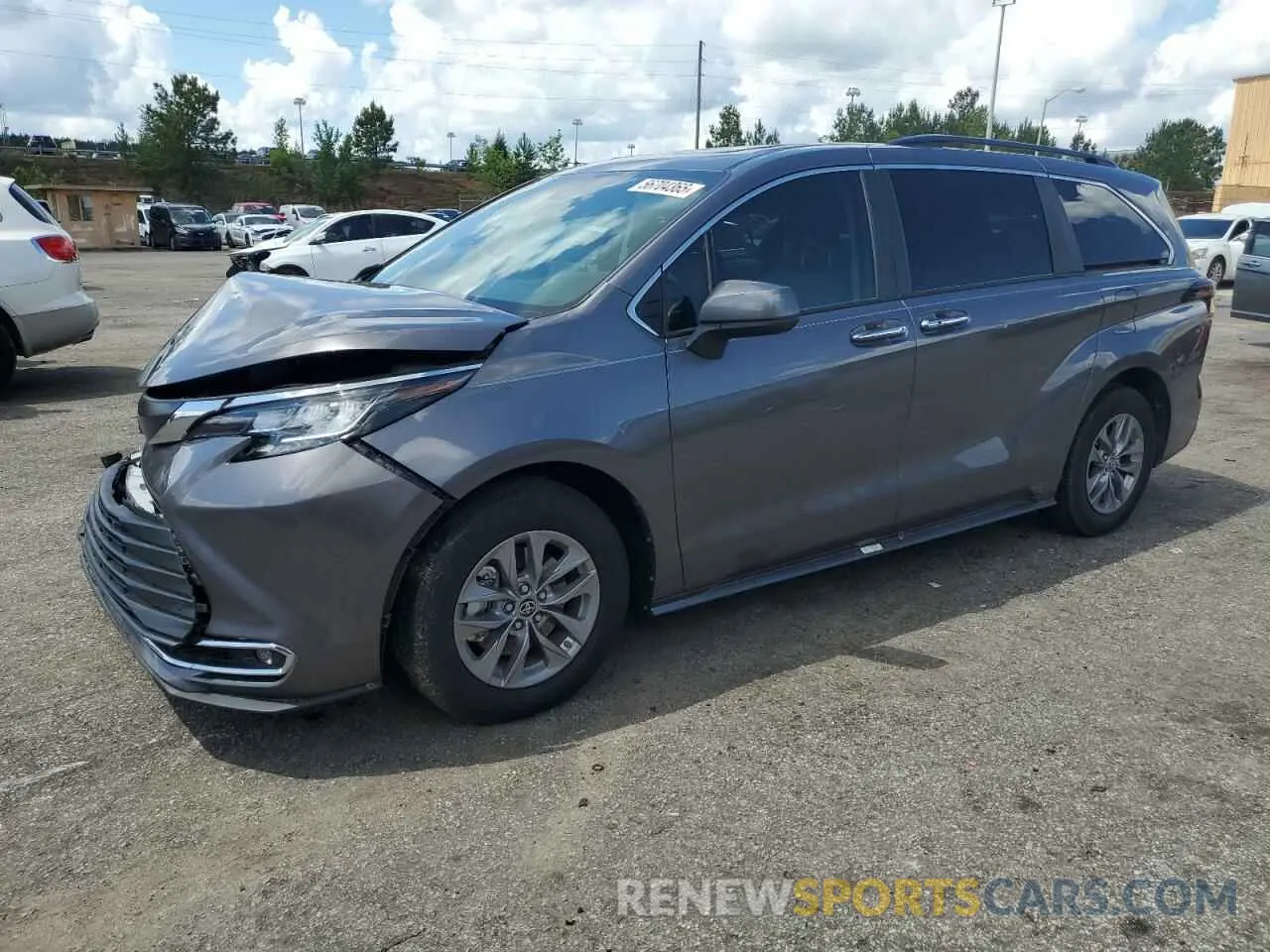 1 Photograph of a damaged car 5TDJRKEC6PS169410 TOYOTA All Models 2023