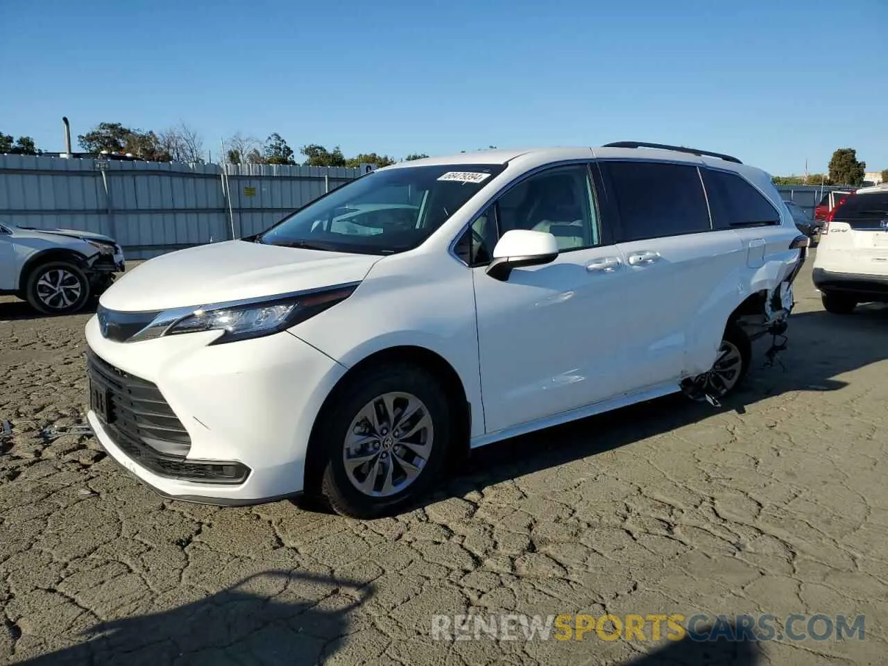 1 Photograph of a damaged car 5TDKRKEC4PS142386 TOYOTA All Models 2023