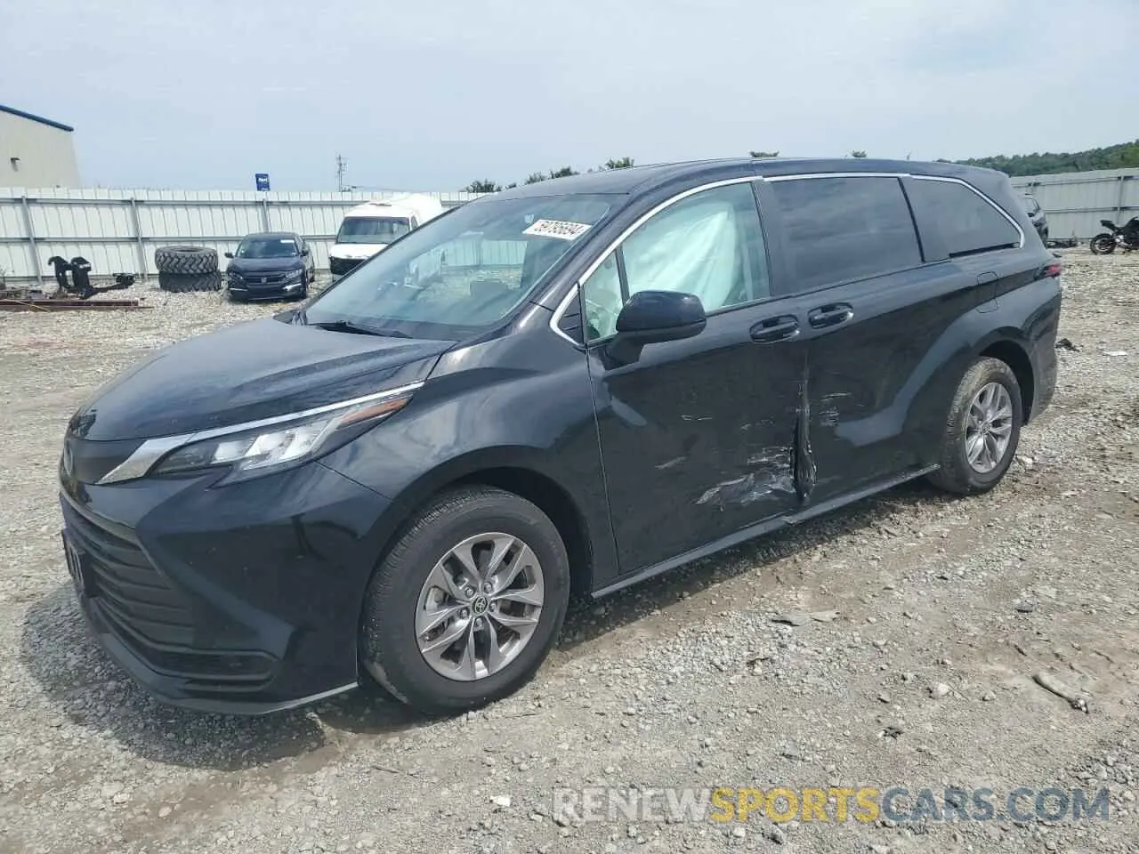 1 Photograph of a damaged car 5TDKRKEC4PS162962 TOYOTA All Models 2023