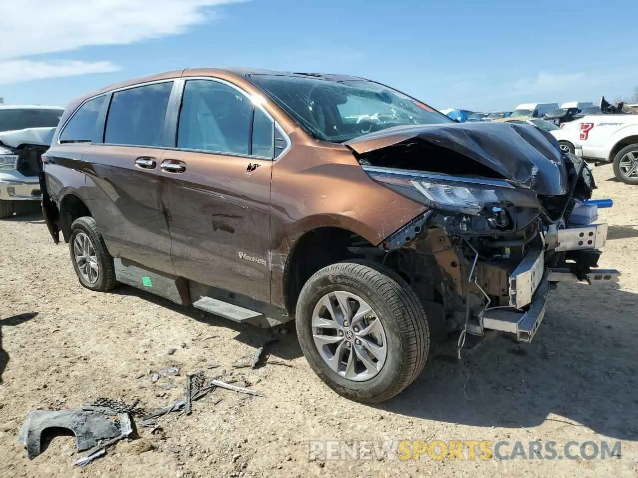 4 Фотография поврежденного автомобиля 5TDYRKEC4PS159117 TOYOTA All Models 2023