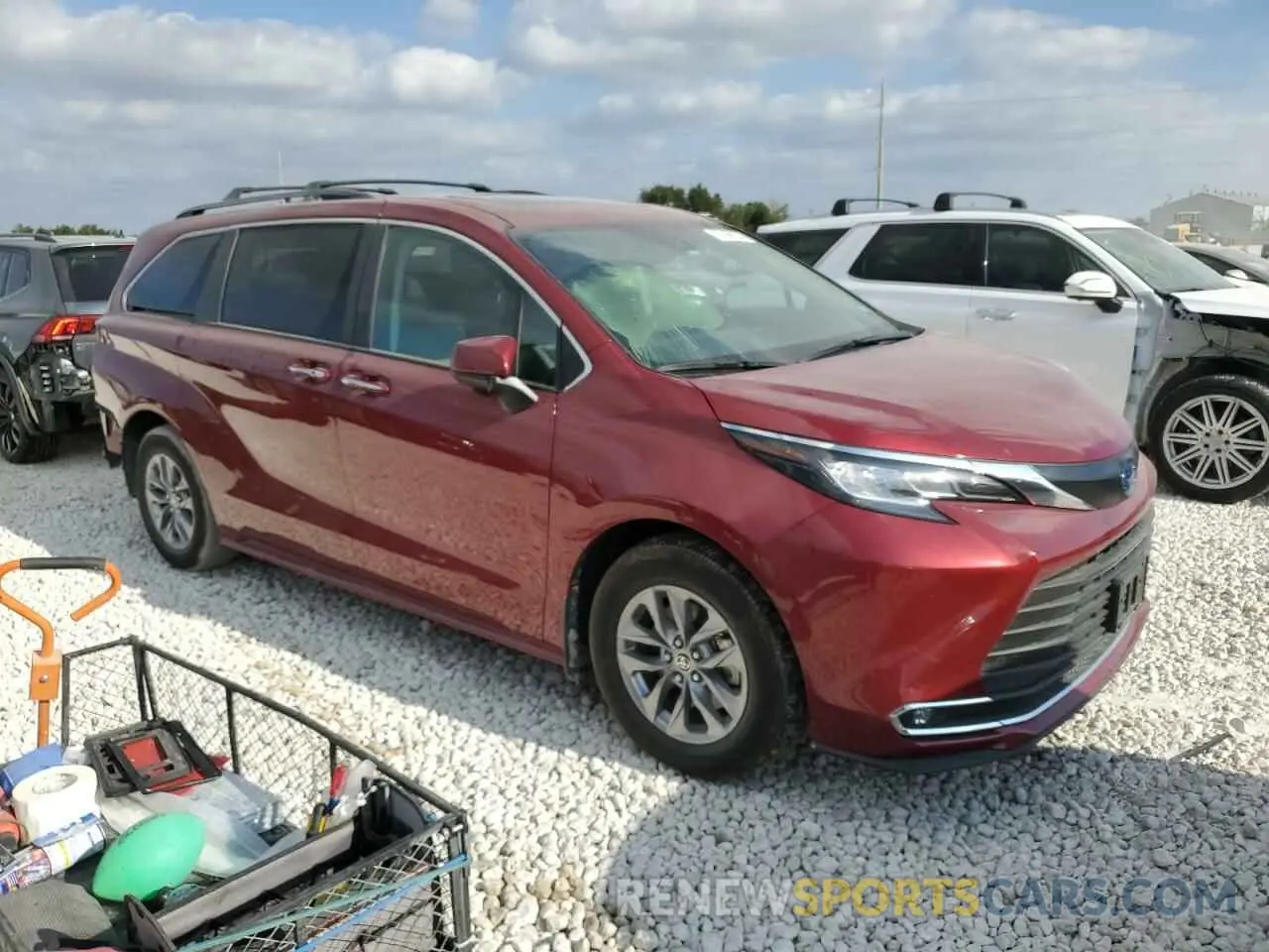 4 Фотография поврежденного автомобиля 5TDYRKEC7PS140450 TOYOTA All Models 2023