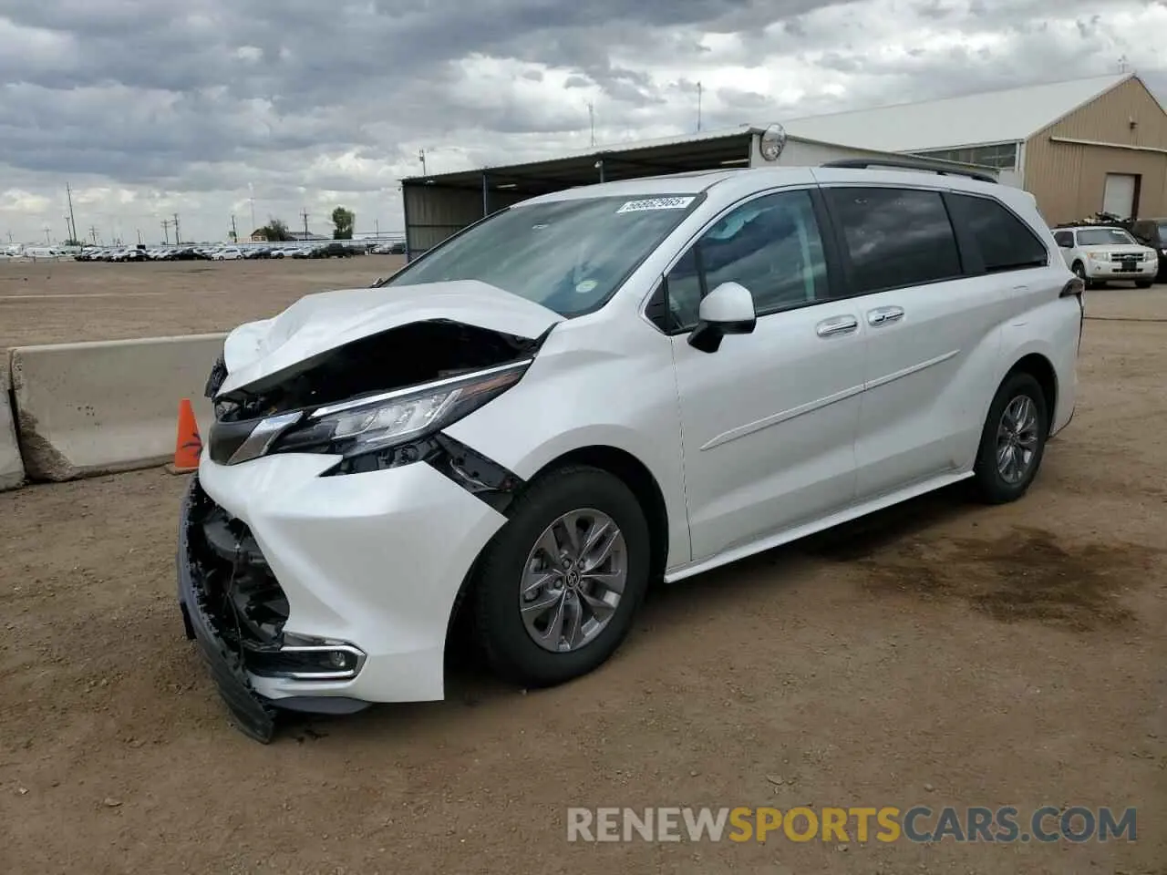 1 Photograph of a damaged car 5TDYRKEC8PS155832 TOYOTA All Models 2023