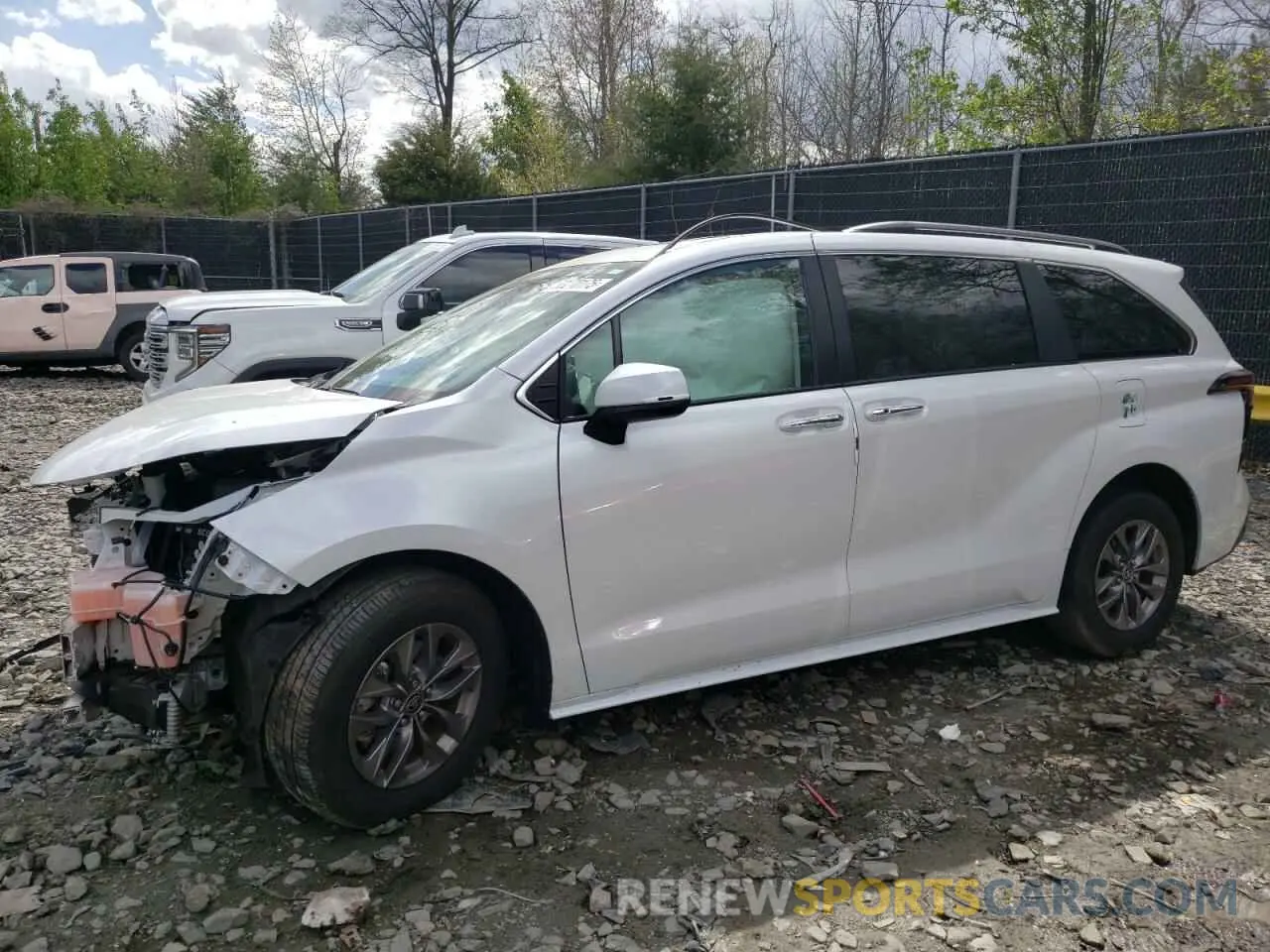 1 Photograph of a damaged car 5TDYRKEC8PS174428 TOYOTA All Models 2023