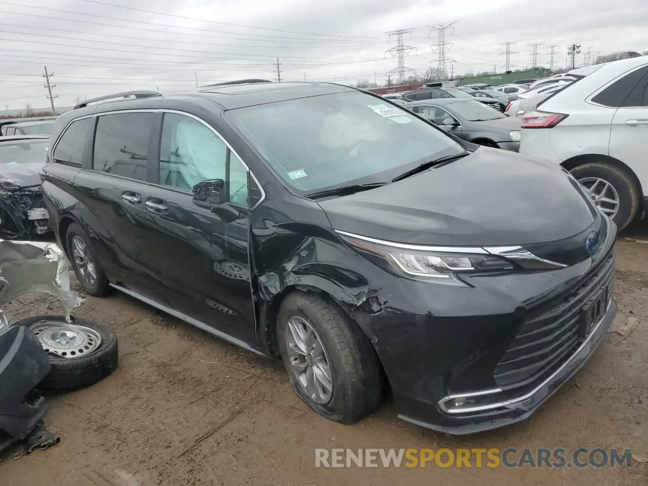 4 Фотография поврежденного автомобиля 5TDYRKEC9PS164734 TOYOTA All Models 2023