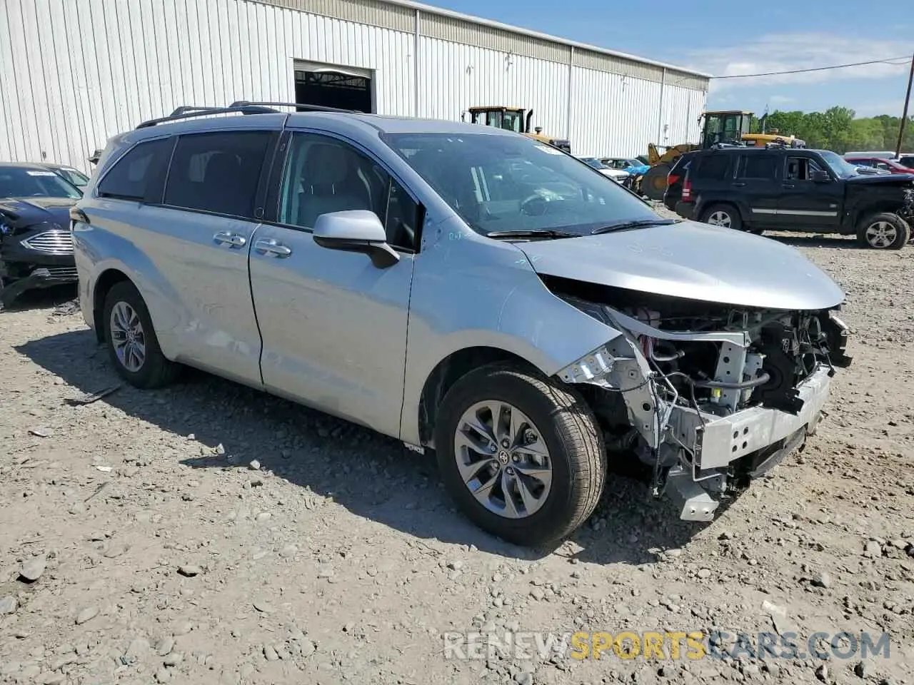 4 Photograph of a damaged car 5TDBRKECXRS205199 TOYOTA All Models 2024