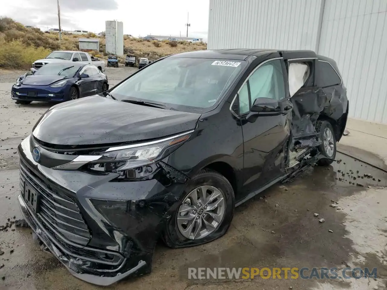 1 Photograph of a damaged car 5TDKRKEC8RS203757 TOYOTA All Models 2024
